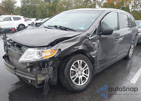 2011 Honda Odyssey Ex-L из США, поврежденный, VIN 5FNRL5H64BB083988